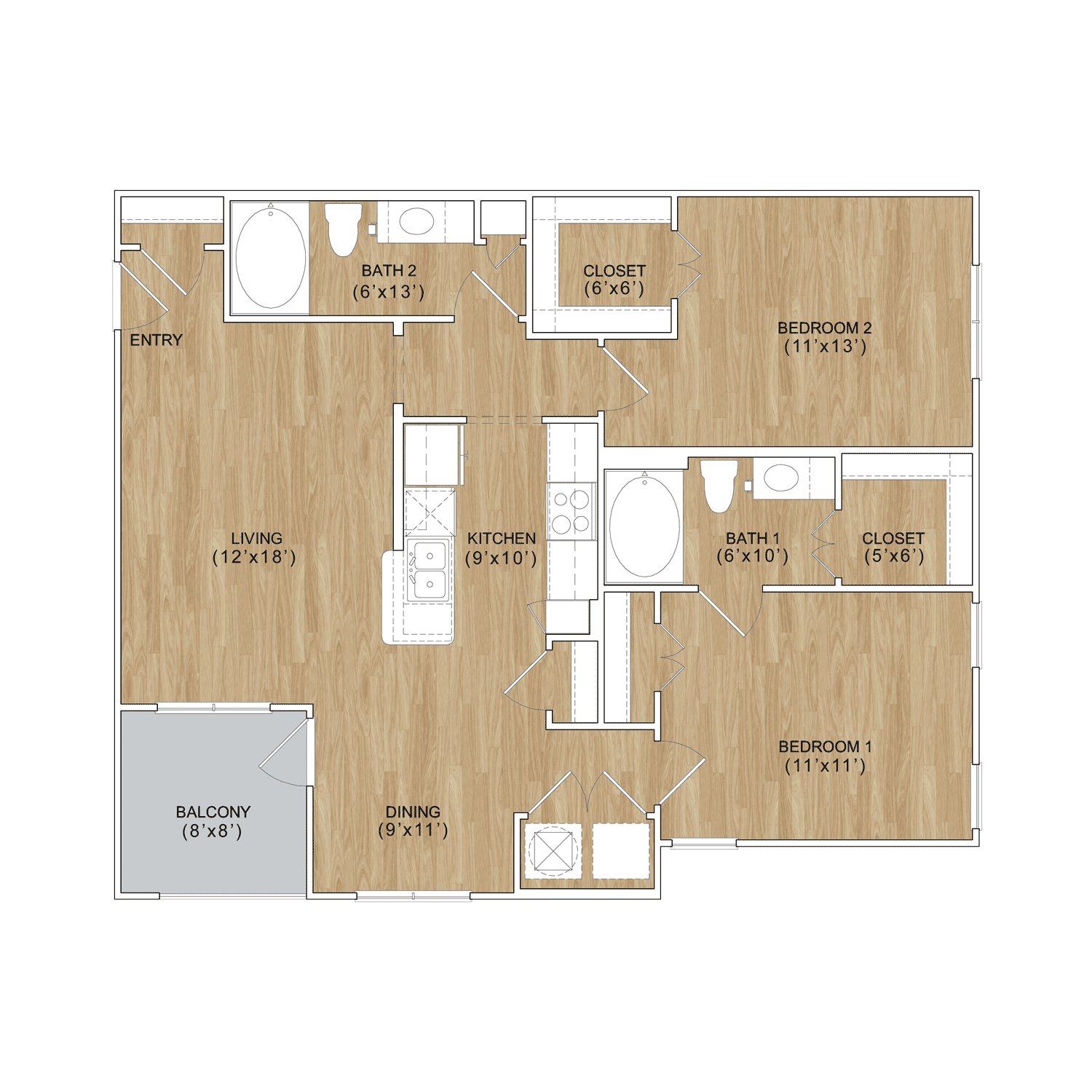 B1-1 floorplan layout