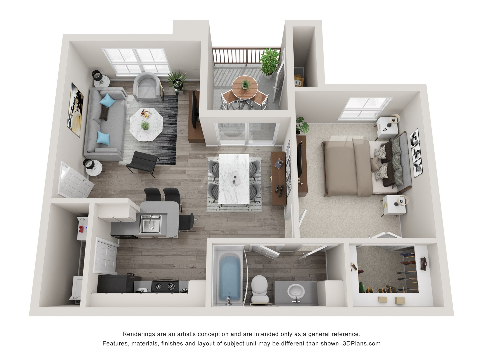 A1R floorplan layout
