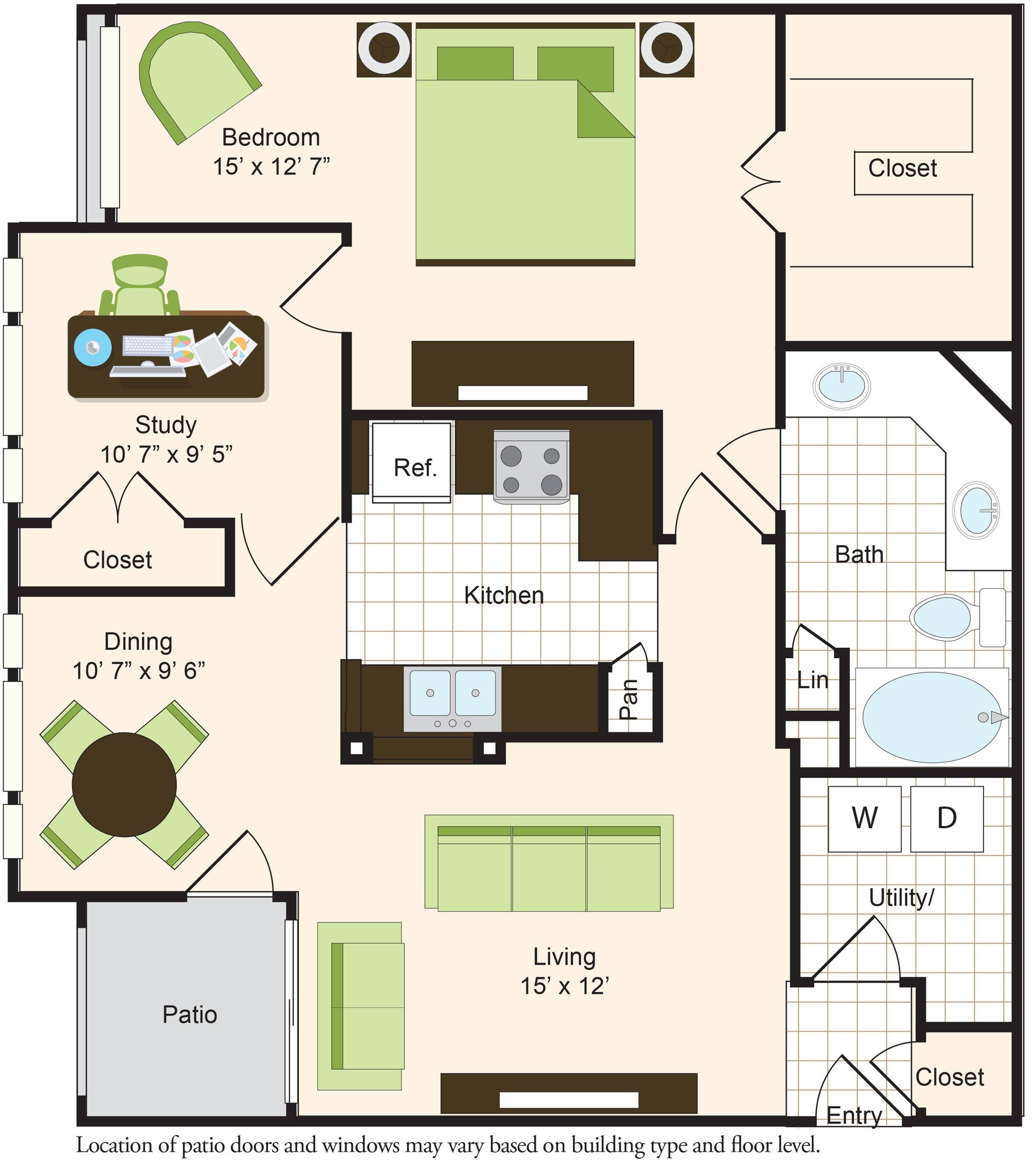 C floorplan layout