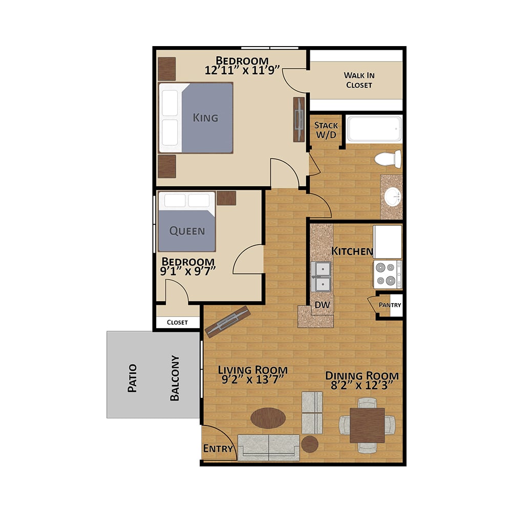 HICKORY floorplan layout