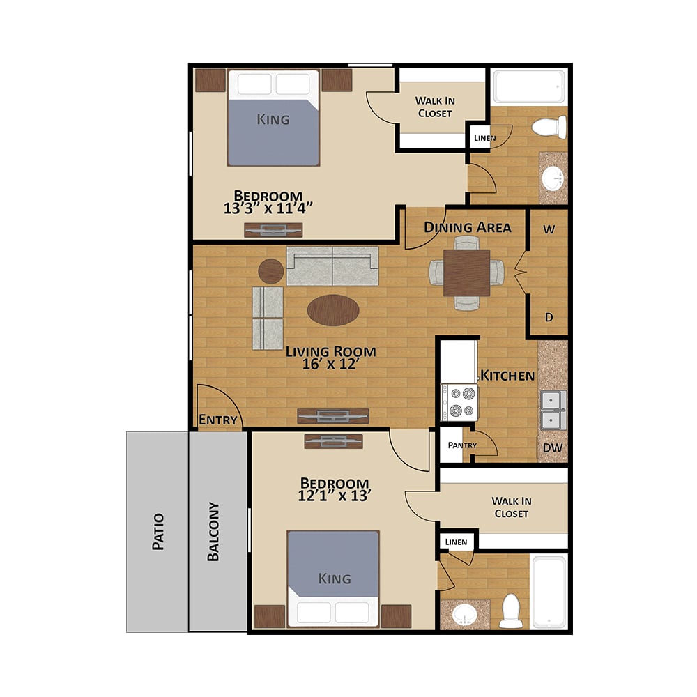 MAGNOLIA floorplan layout