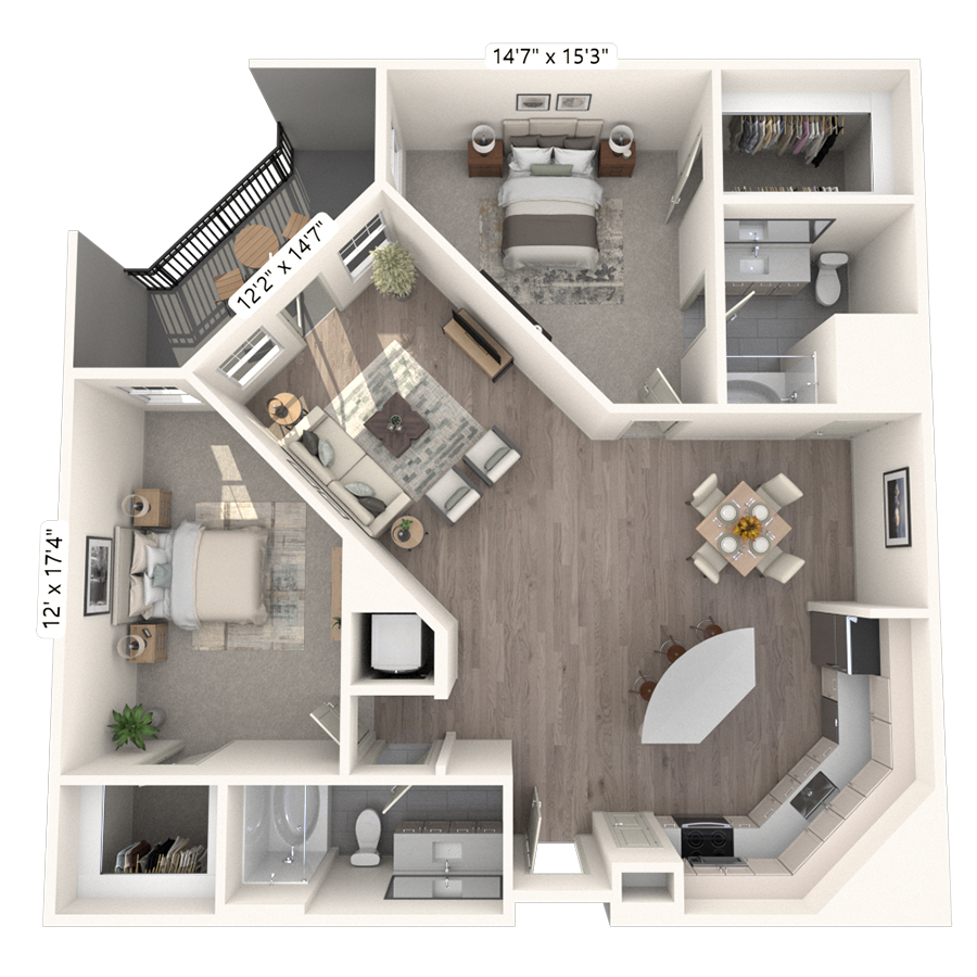 B3 floorplan layout