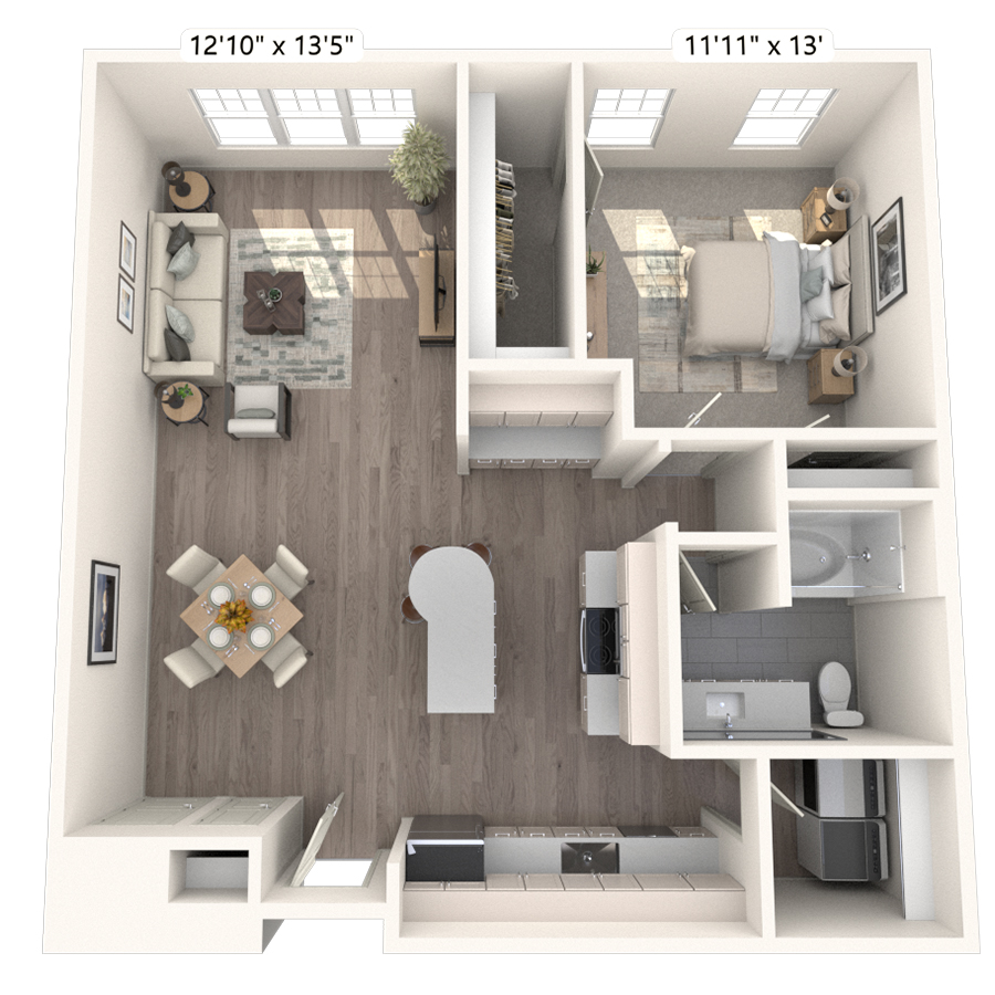 A3B floorplan layout