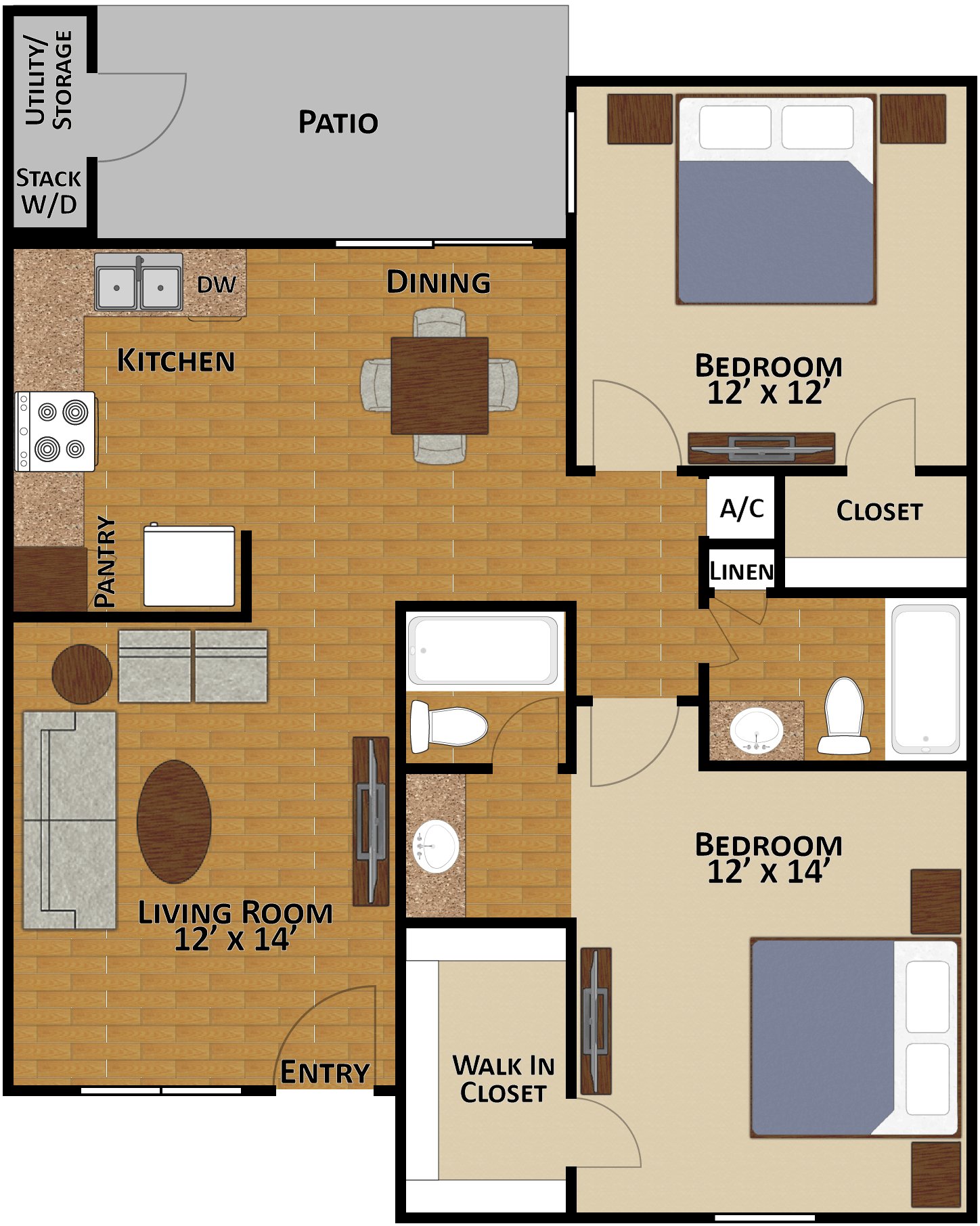 Frio floorplan layout