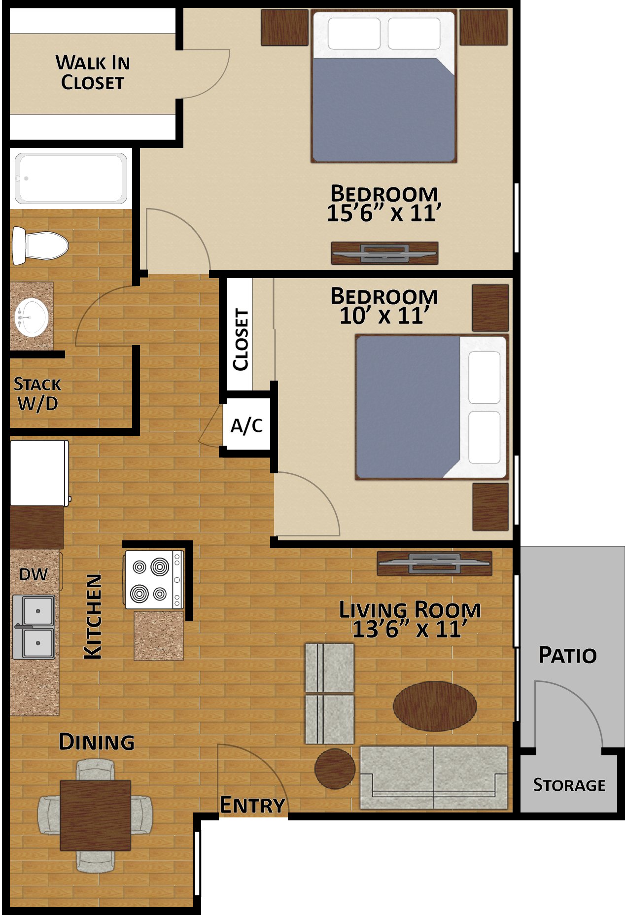 Rio G floorplan layout