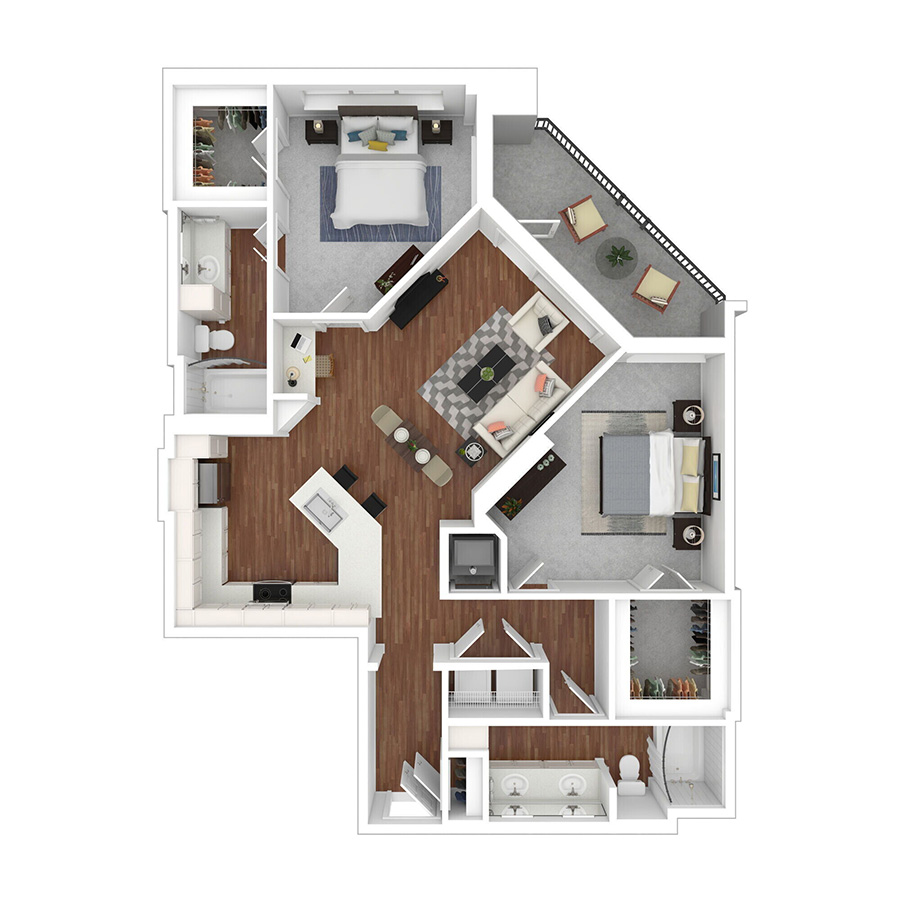 B3 floorplan layout