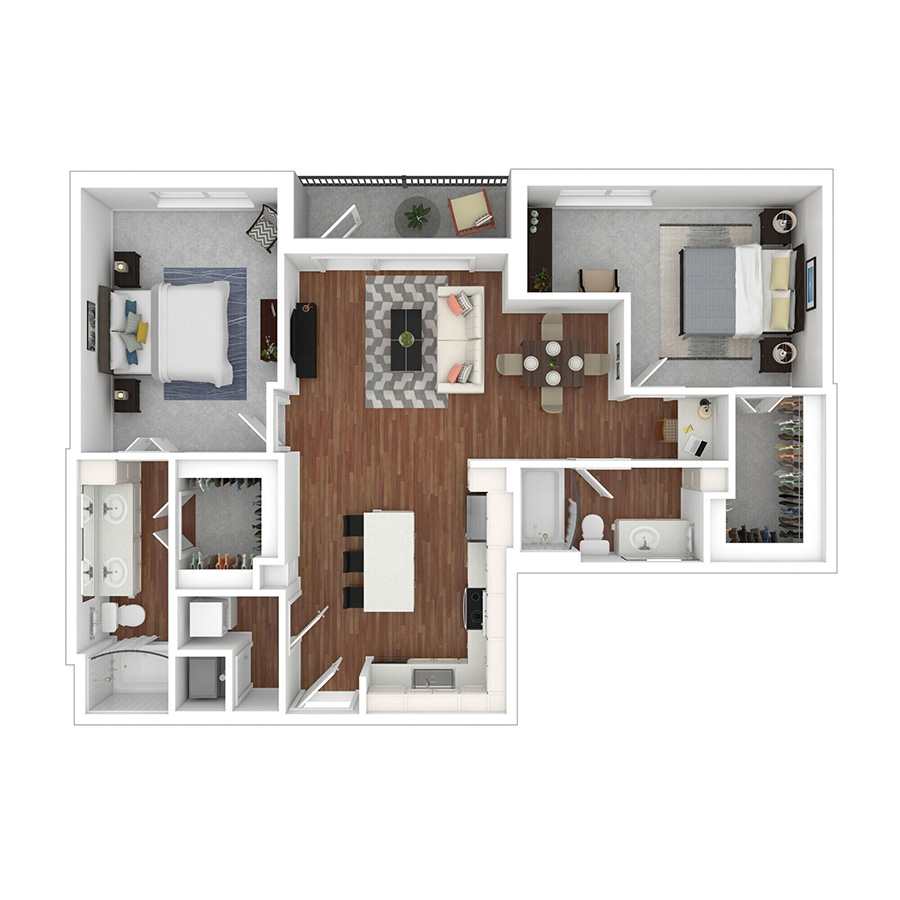 B2 floorplan layout