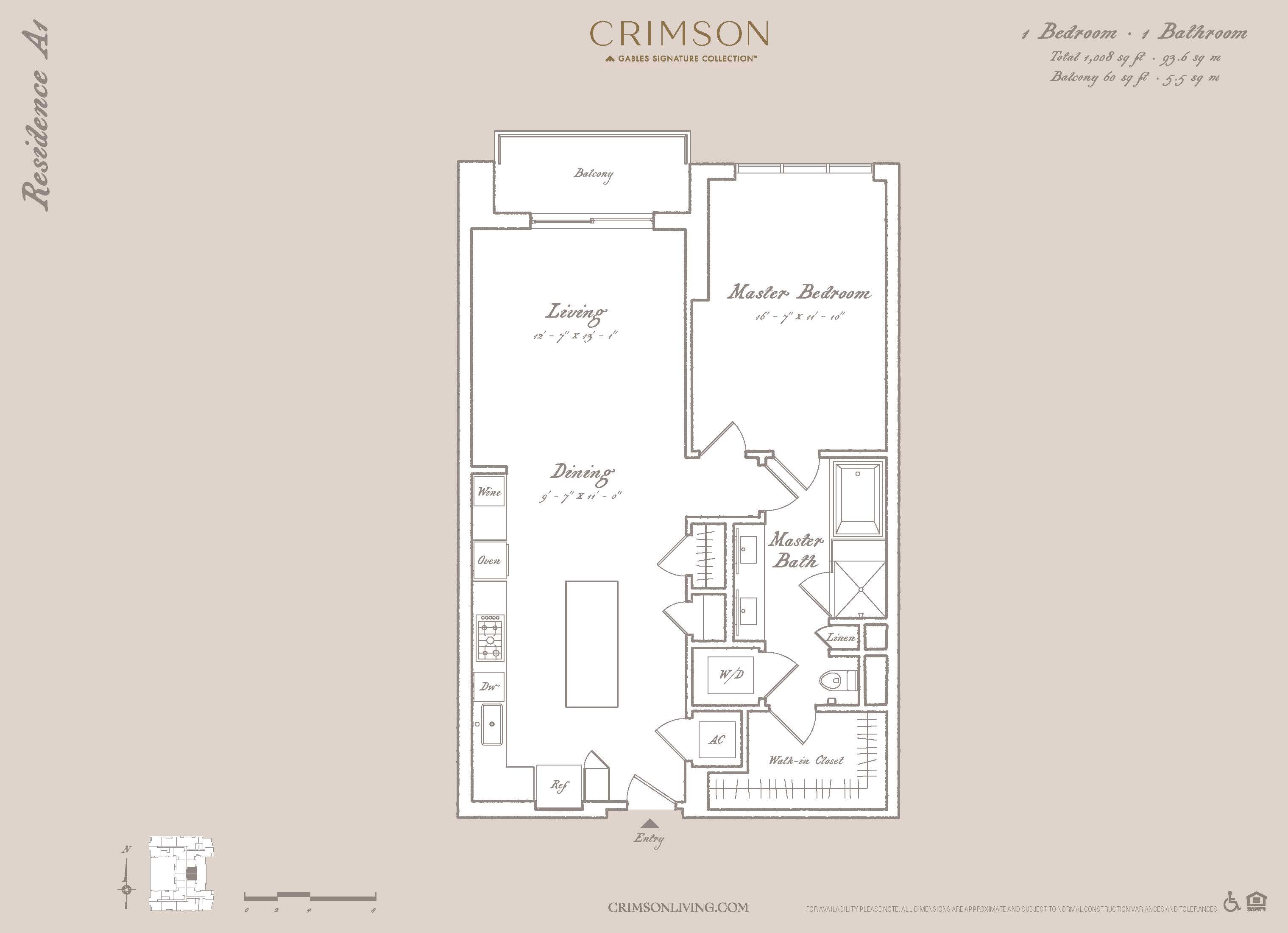 Residence A1 floorplan layout