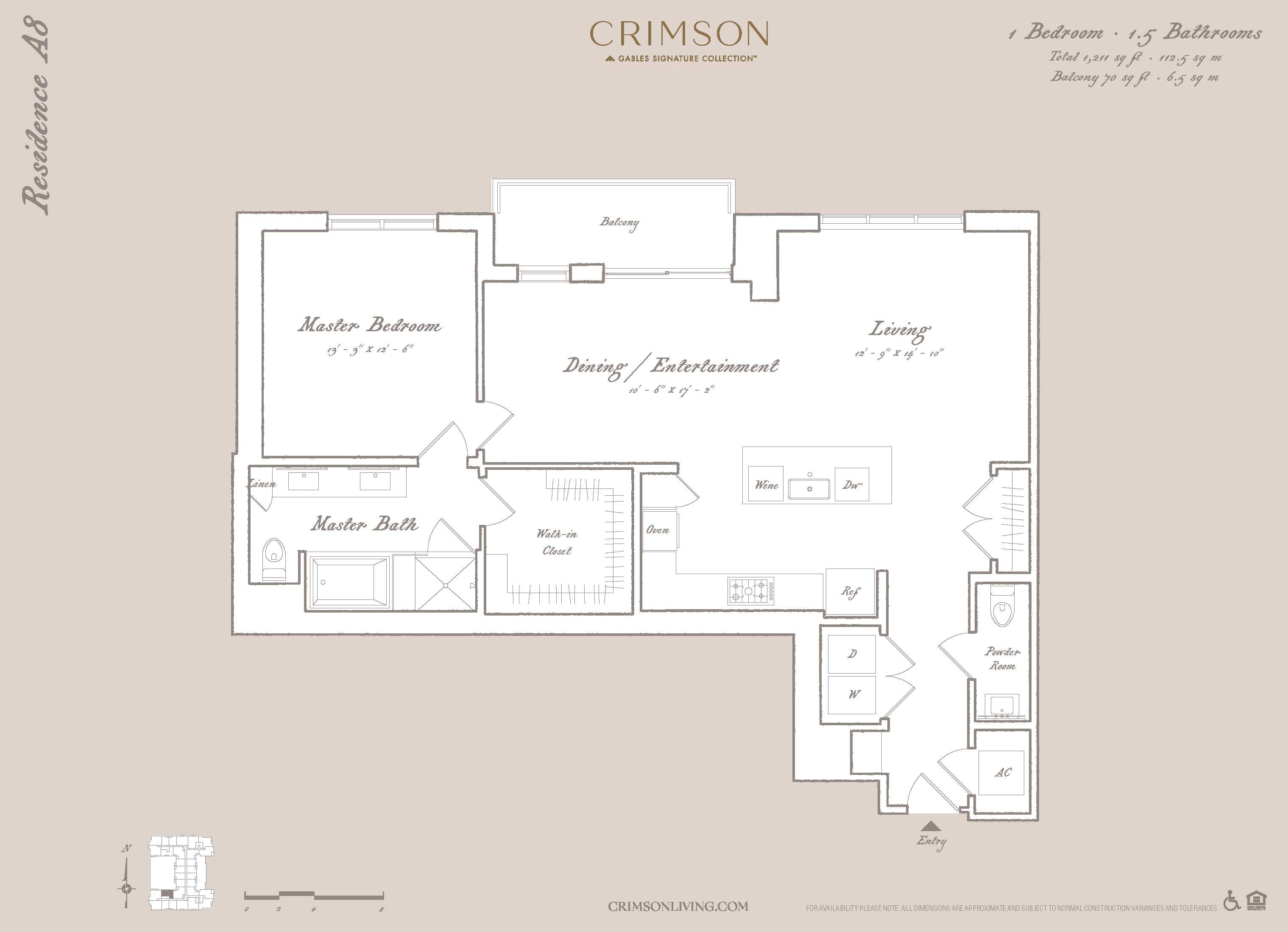 Residence A8 floorplan layout