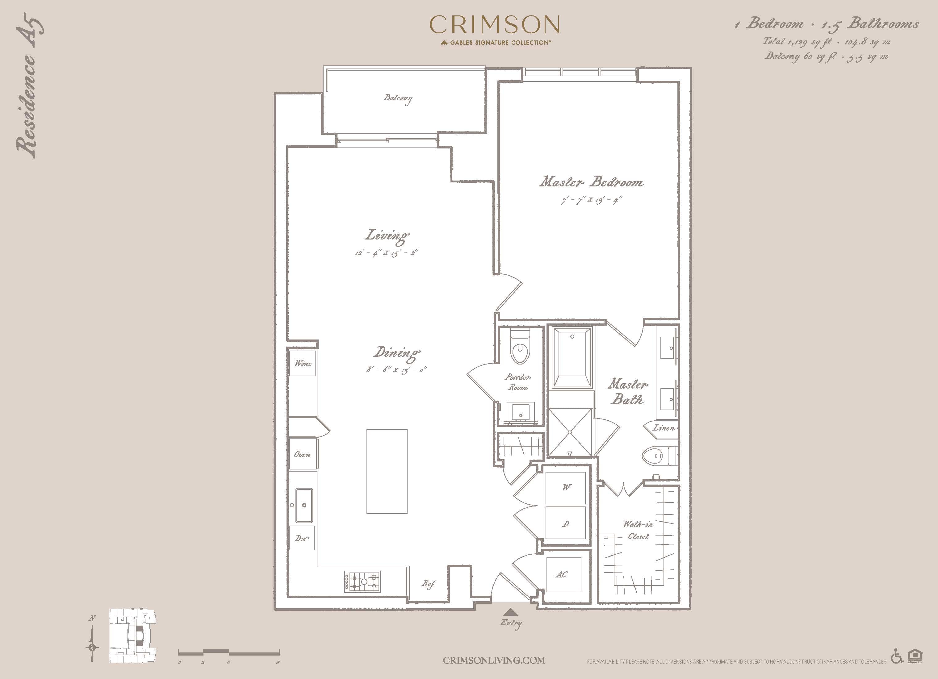 Residence A5 floorplan layout