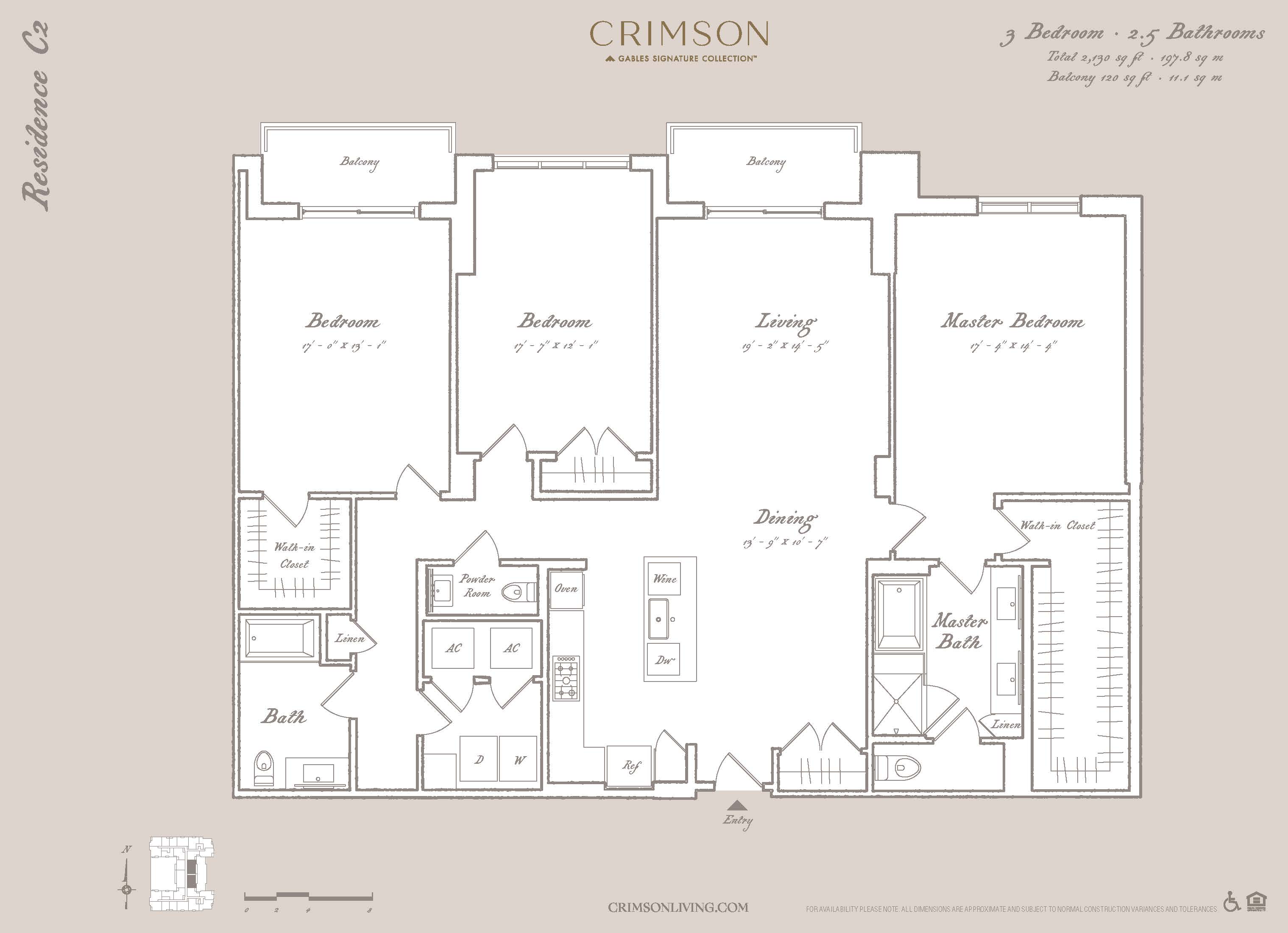 Residence C2 floorplan layout