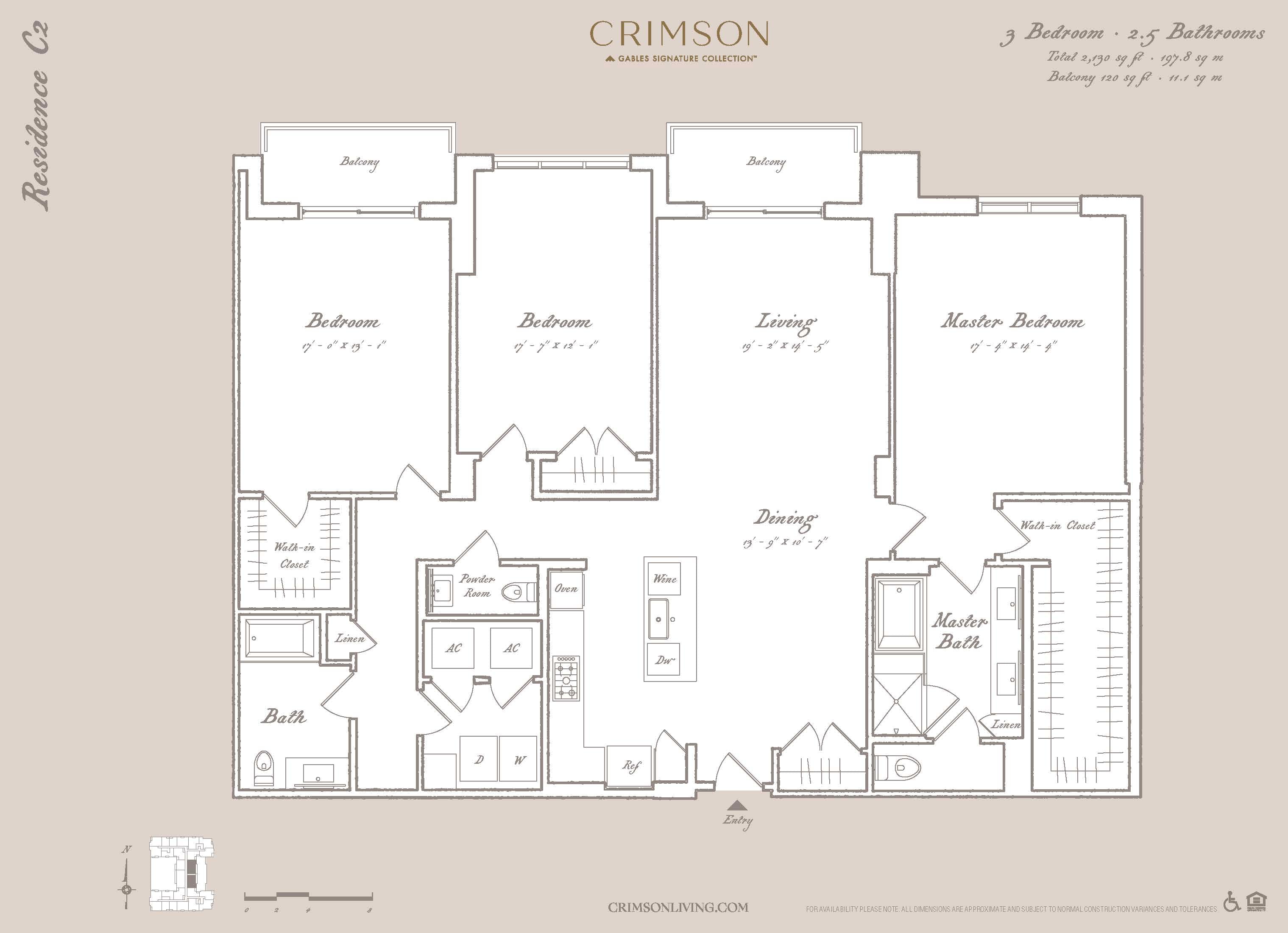 Residence C2 floorplan layout