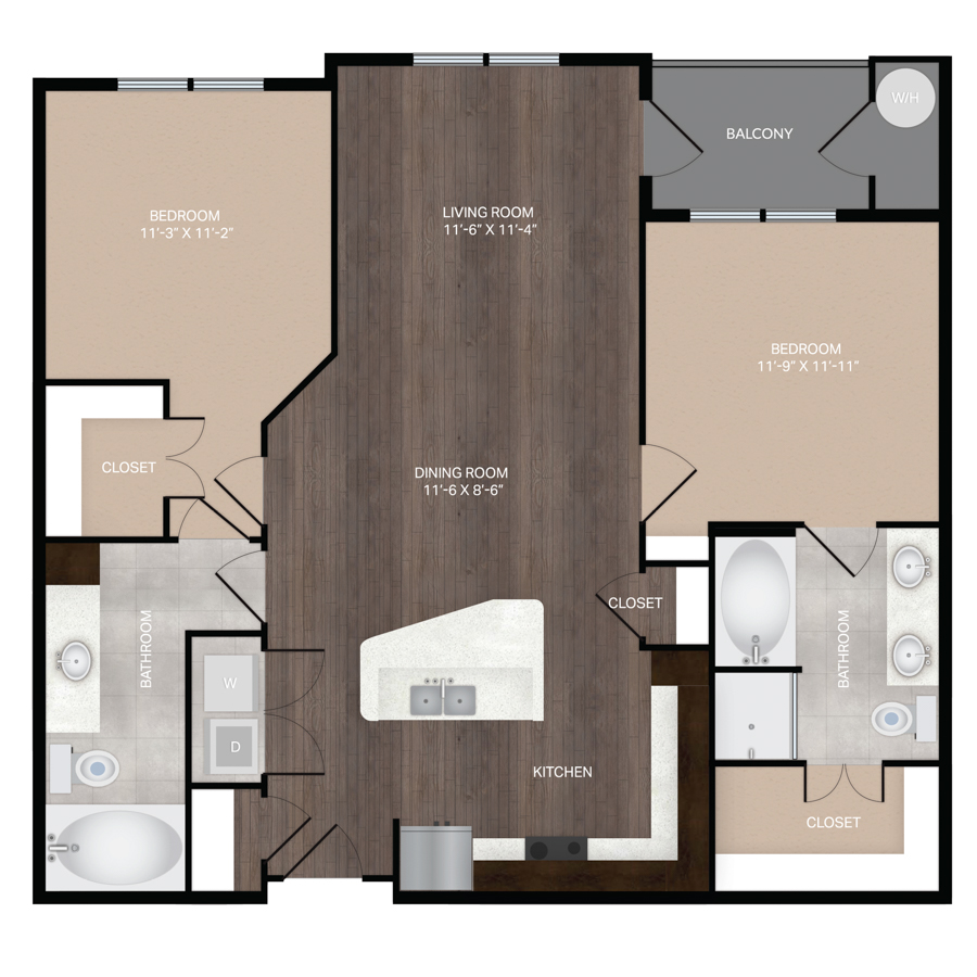B1 floorplan layout