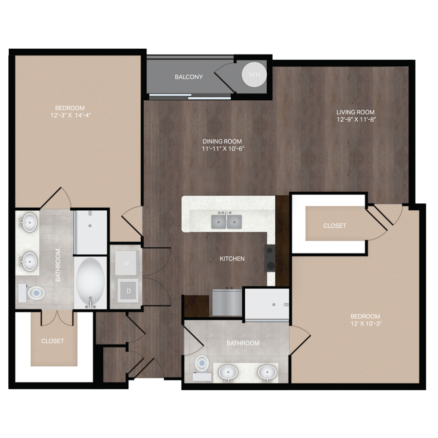 B2 floorplan layout
