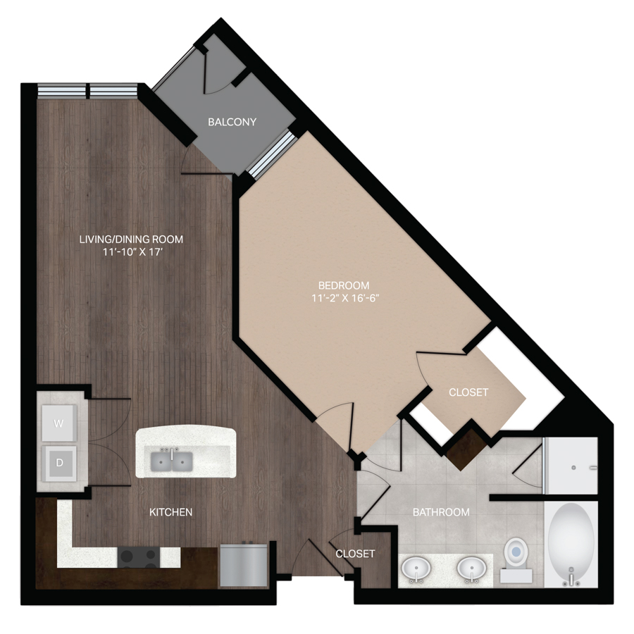 A2 floorplan layout