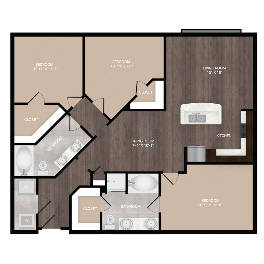 C1 floorplan layout