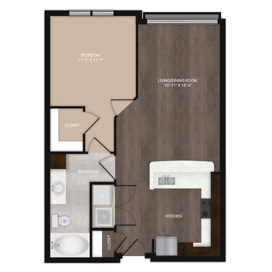 A1 floorplan layout