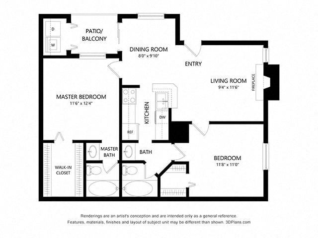 B2 floorplan layout