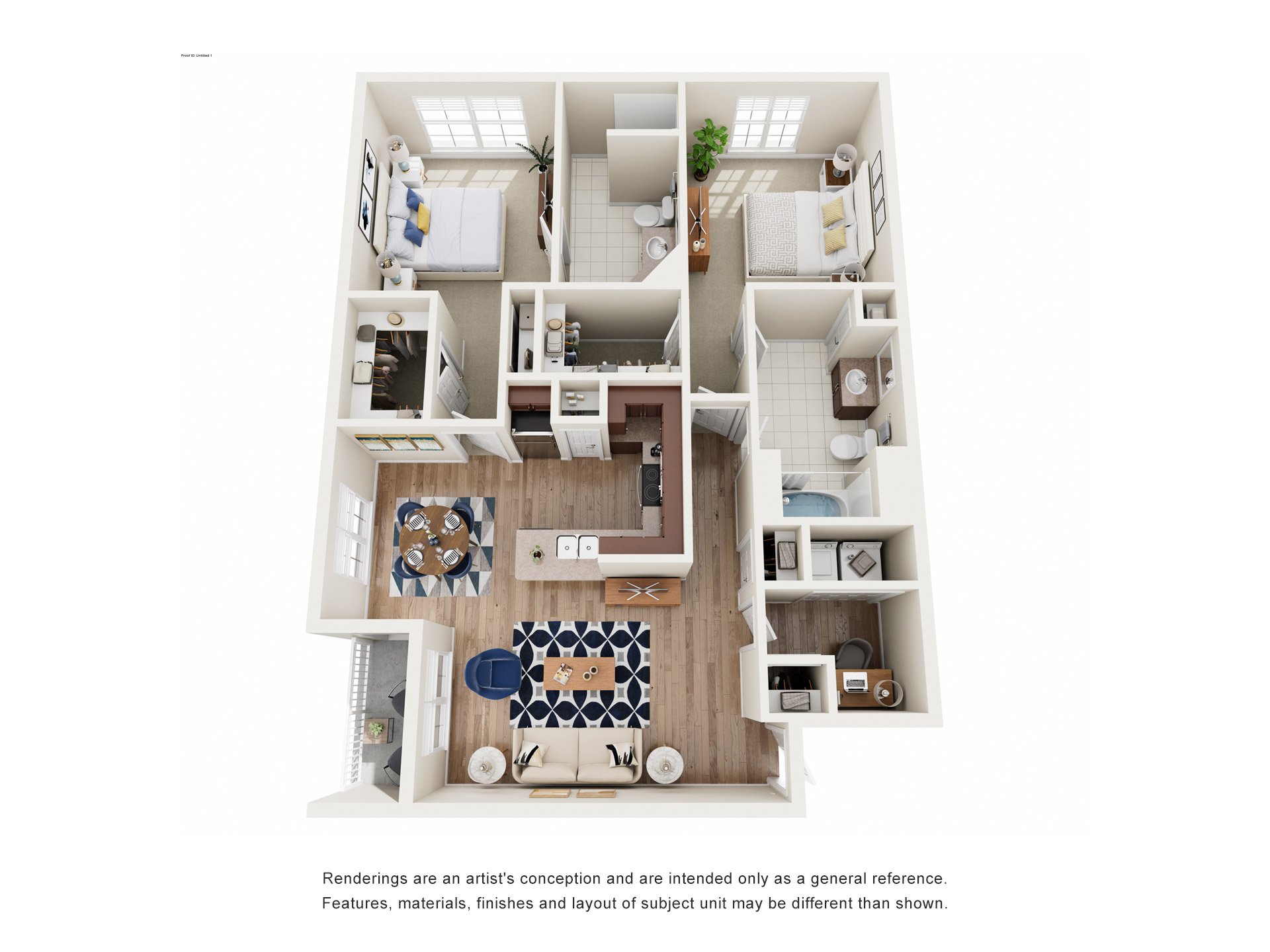 D1 floorplan layout