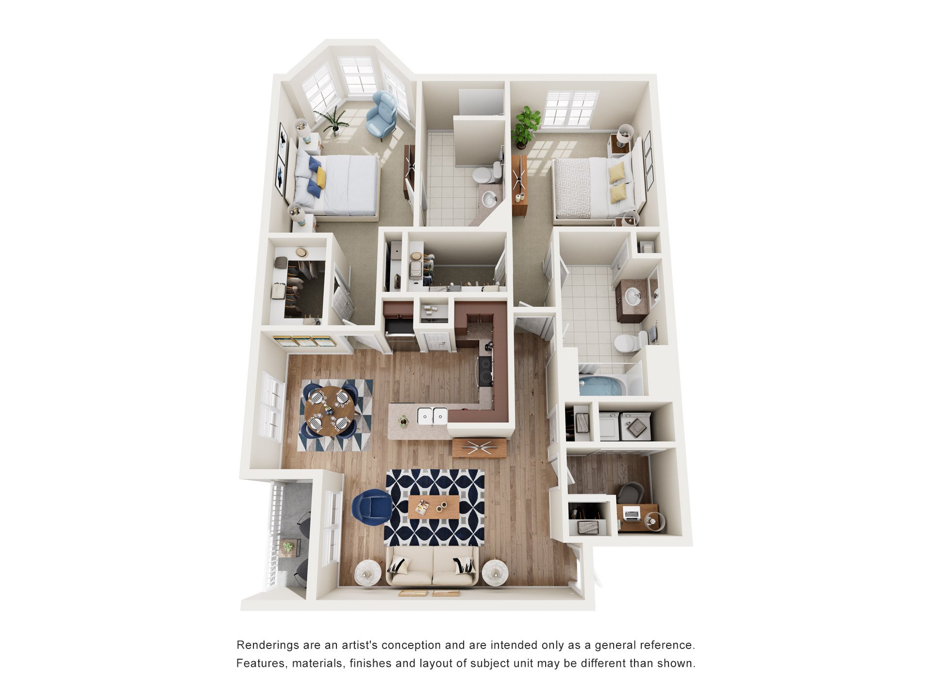 D2 floorplan layout