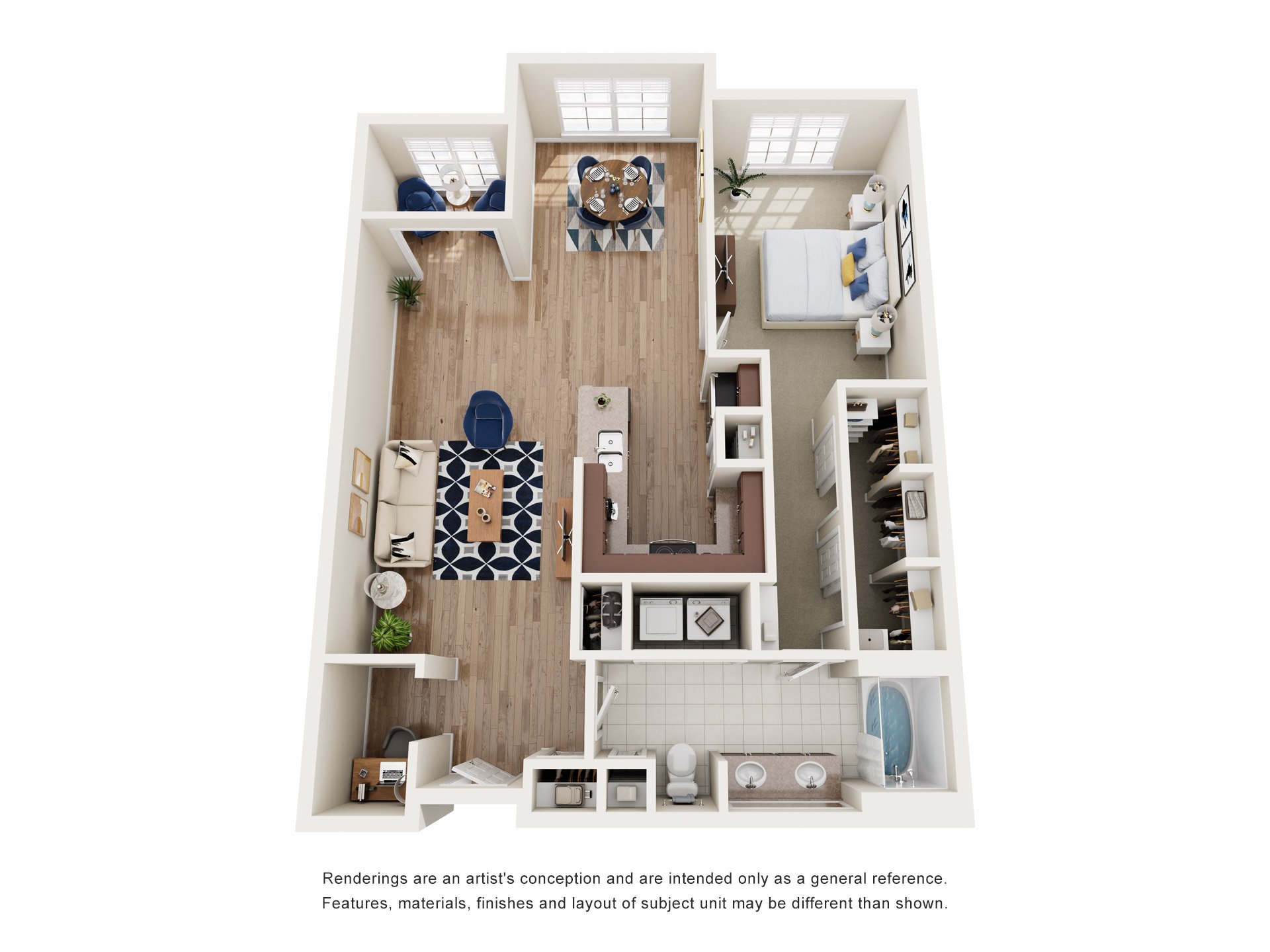 B3 floorplan layout