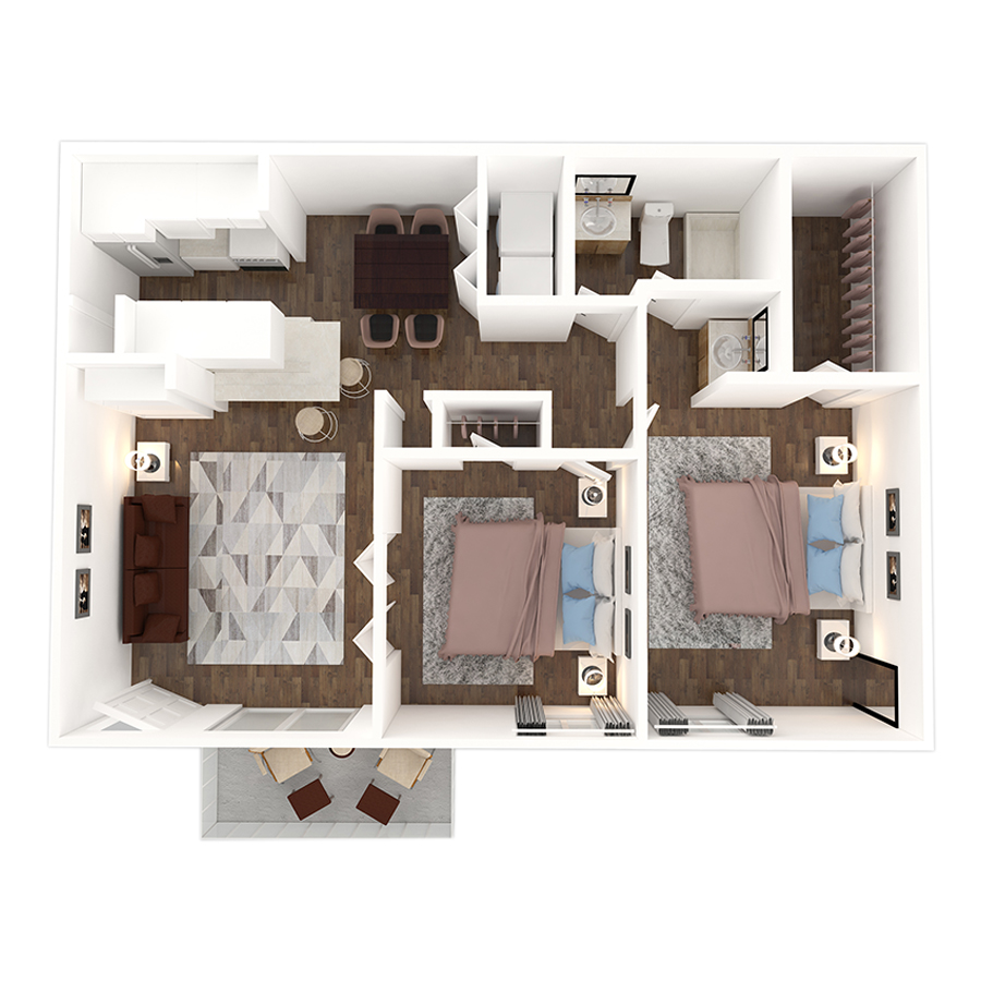 B2 floorplan layout