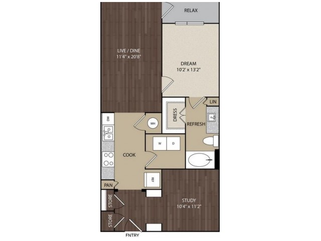 A6 floorplan layout