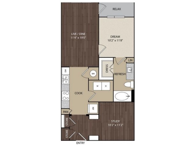 A6A floorplan layout