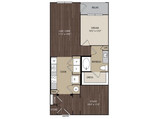 A6D floorplan layout