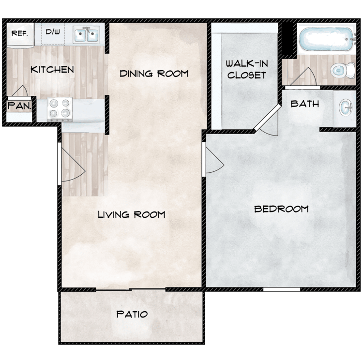 A1 floorplan layout
