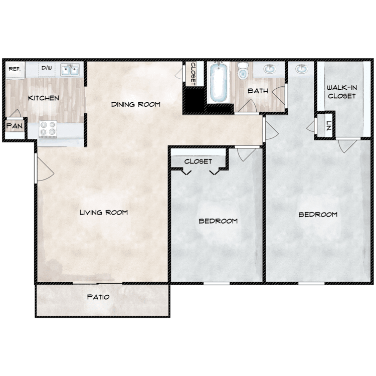 B2 floorplan layout