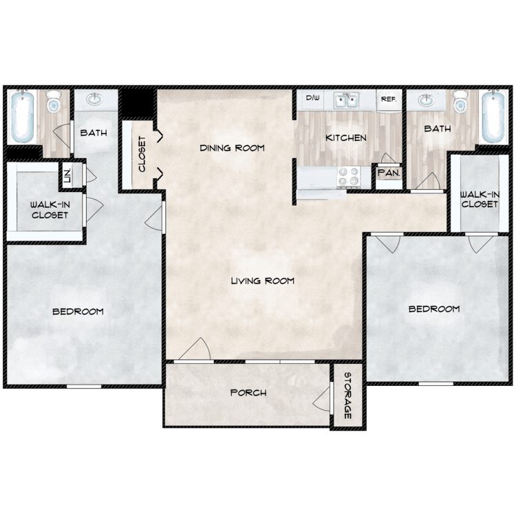 B3 floorplan layout