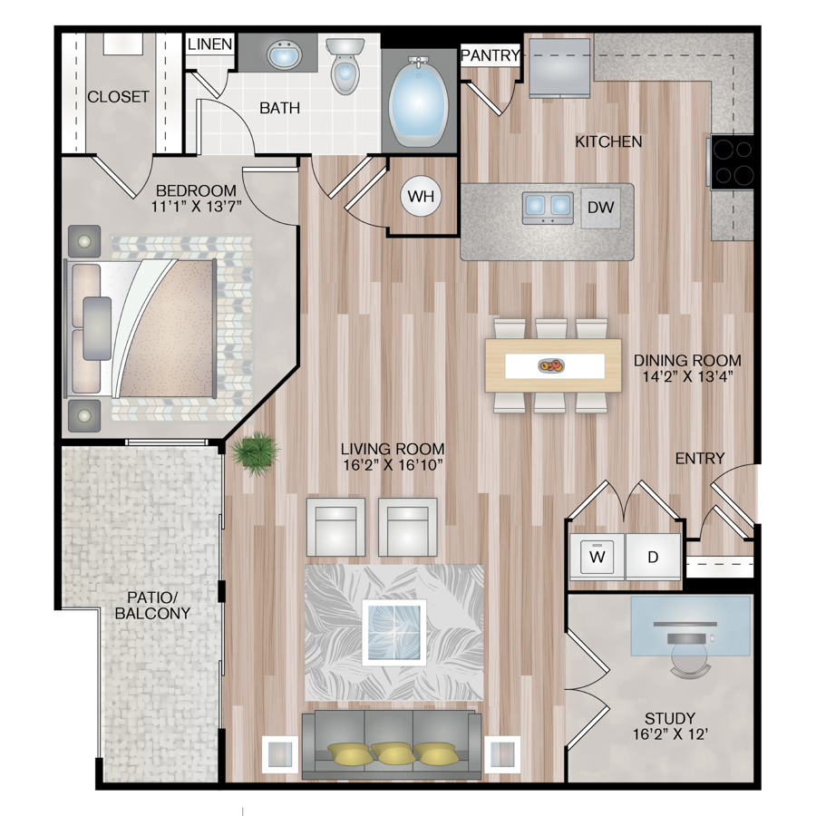 B1.P8 floorplan layout