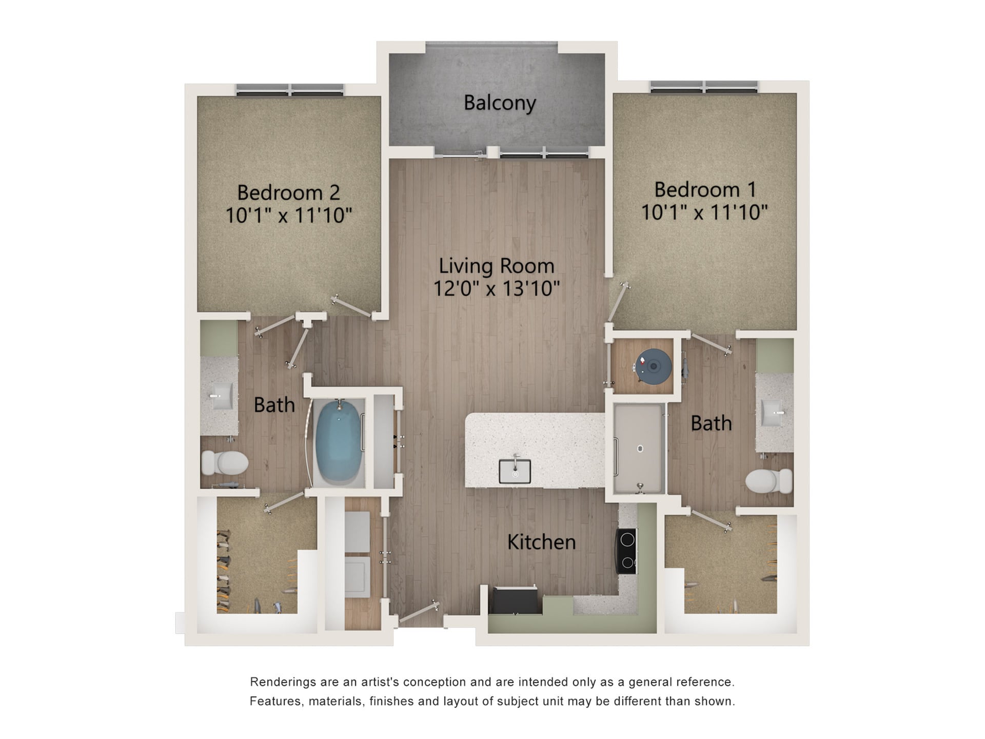 Elm 1 floorplan layout
