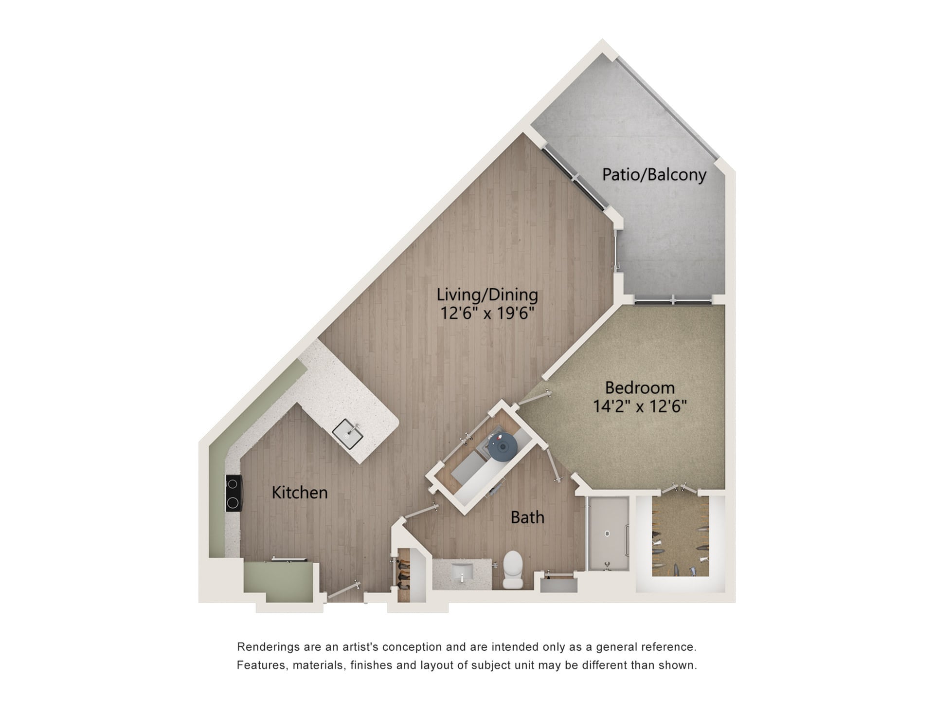 Pecan floorplan layout