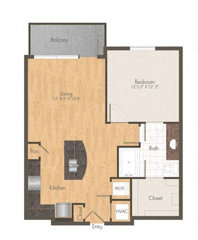 1A floorplan layout
