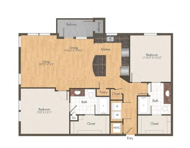 2B floorplan layout