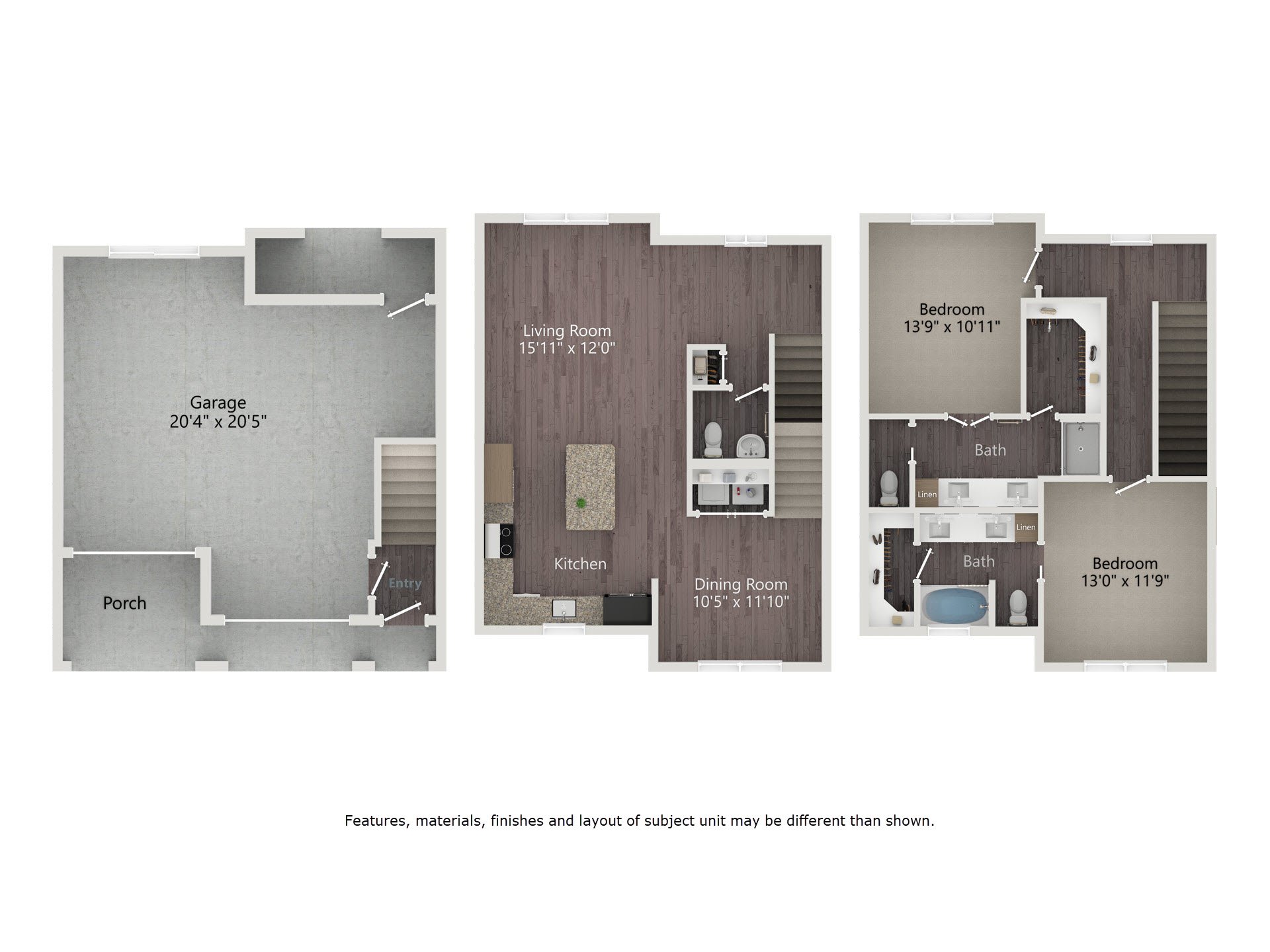 The Waterford floorplan layout