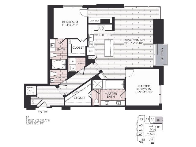 B4 floorplan layout
