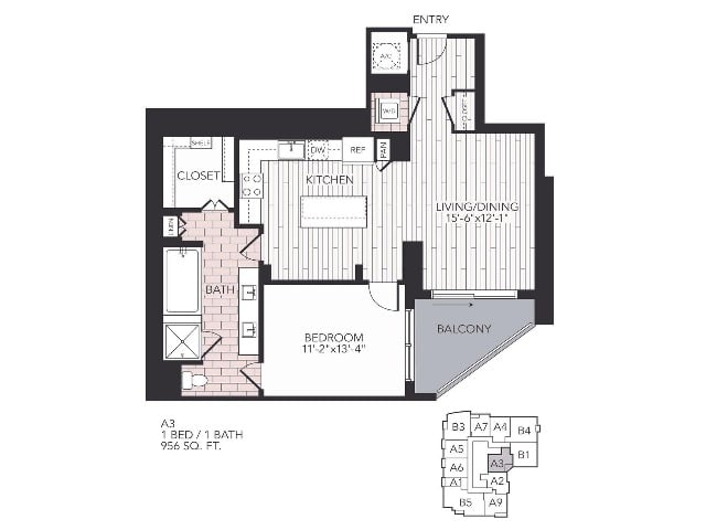 A3 floorplan layout