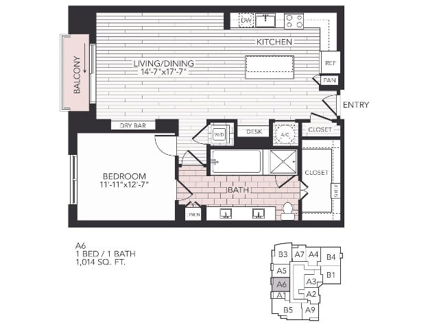 A5 floorplan layout
