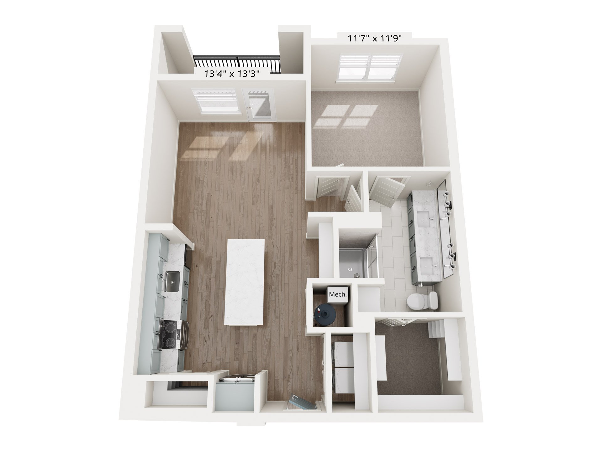 A4.3 floorplan layout