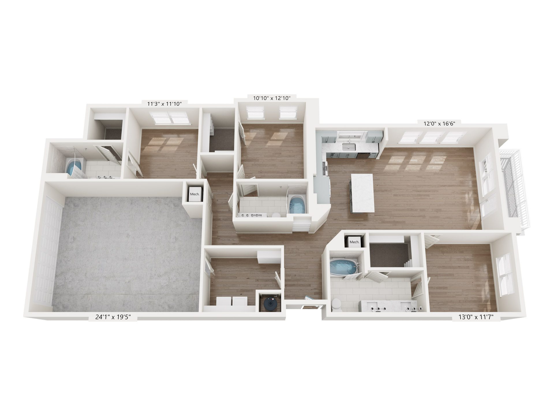 C1.0 ANSI floorplan layout