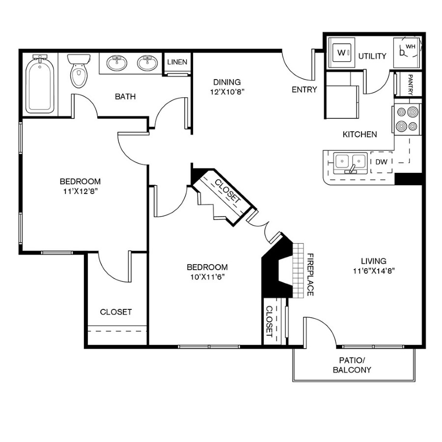 B1 Renovated floorplan layout