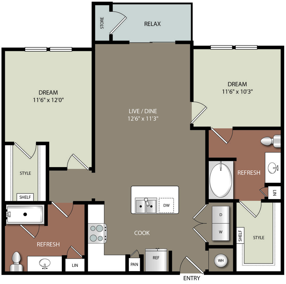 C1 floorplan layout