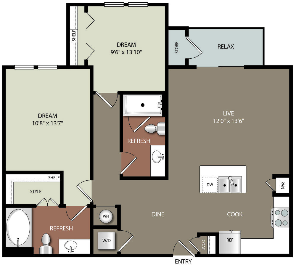 B1 floorplan layout