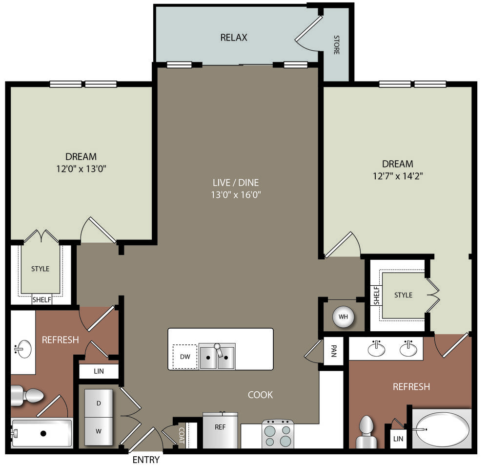 C2 floorplan layout