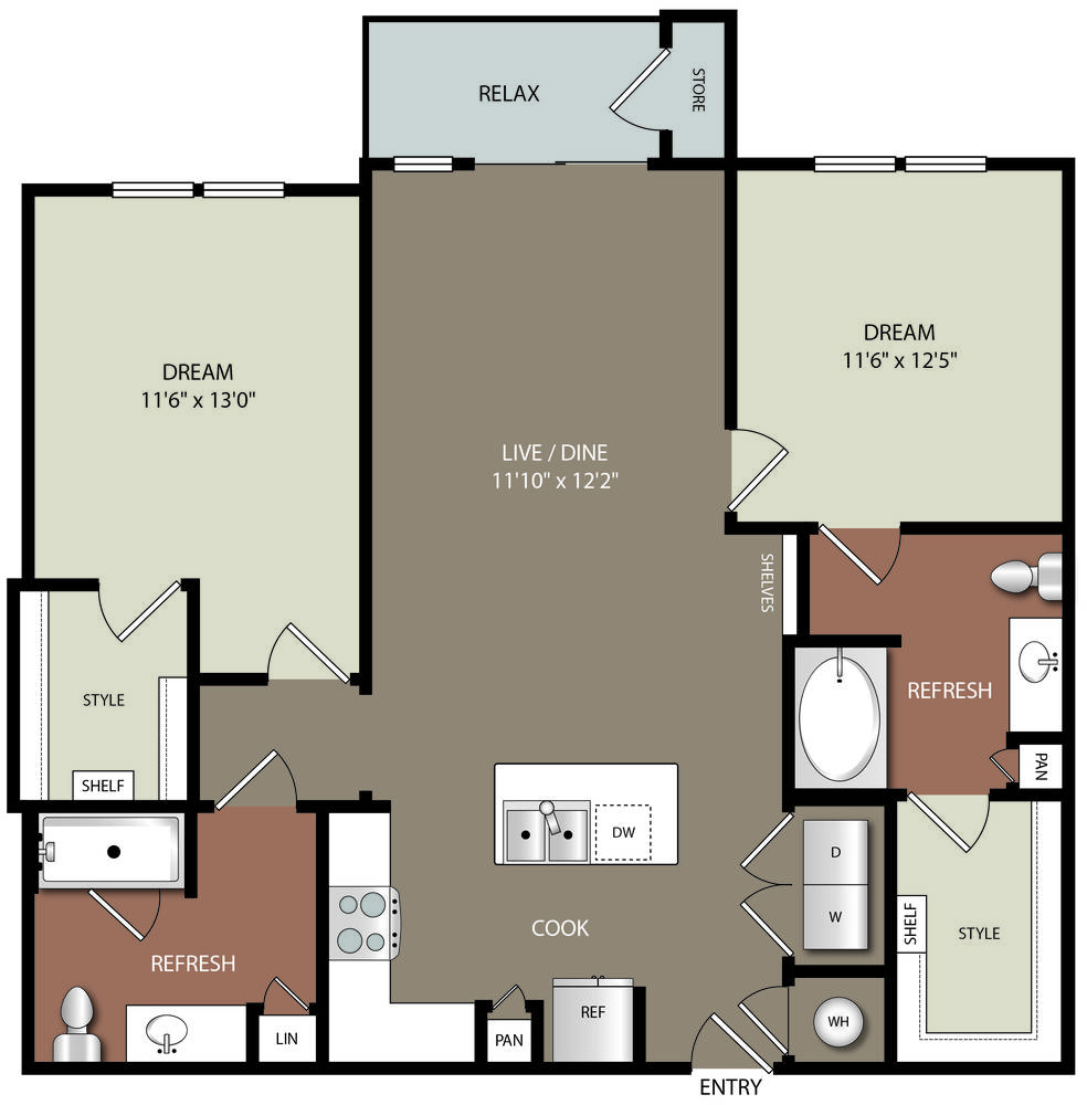 C3 floorplan layout