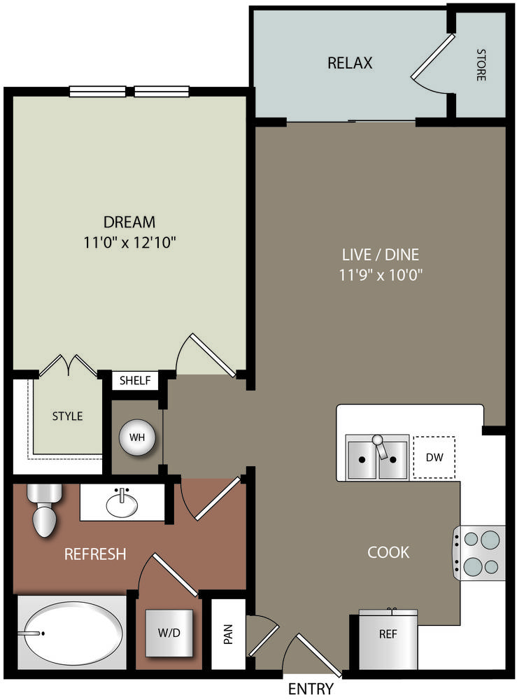 A1 floorplan layout