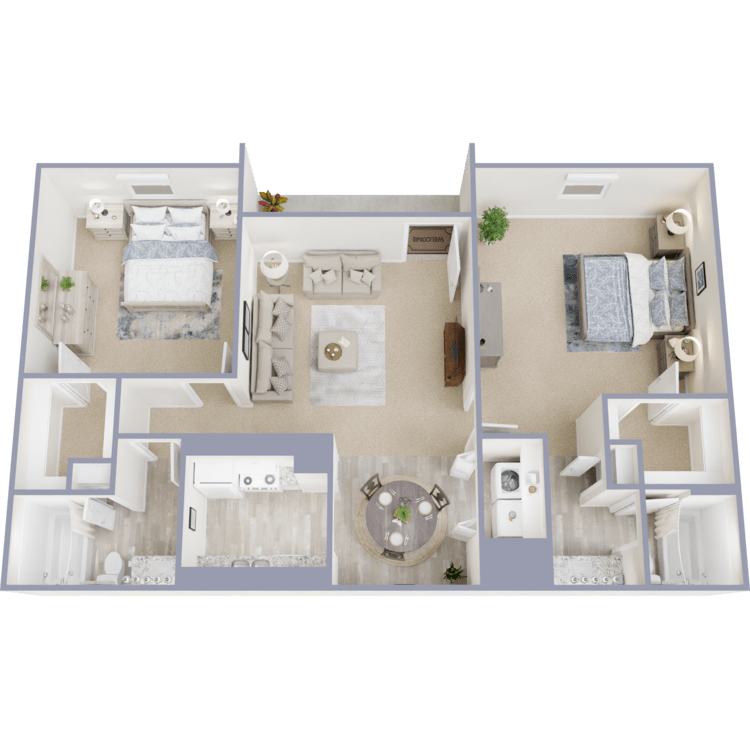 Plan E floorplan layout